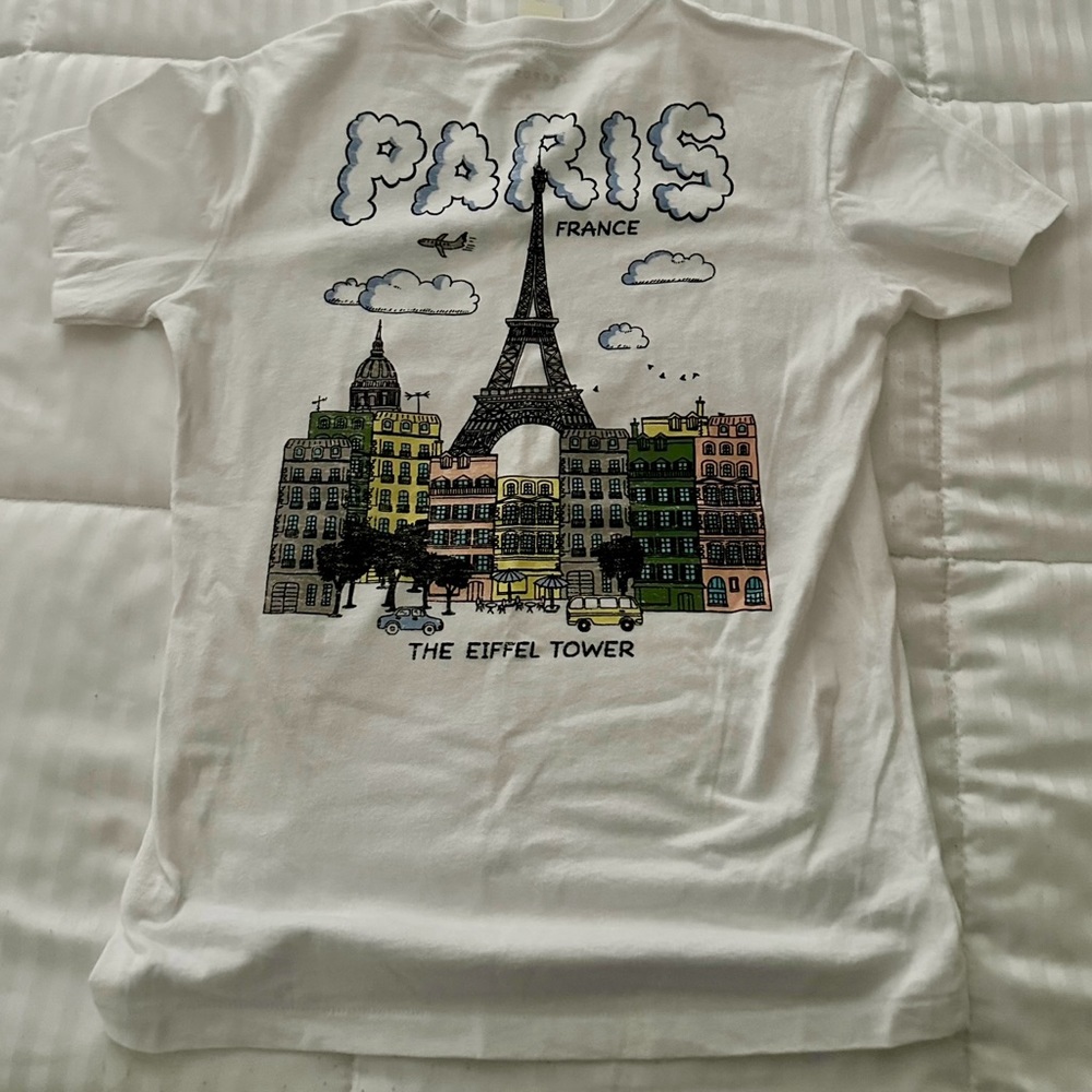 NWT Aeropostale white short sleeves tshirt size XS but looks like for size M